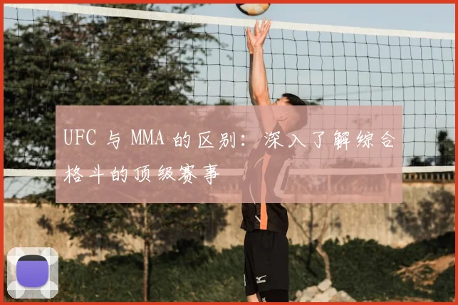 UFC 与 MMA 的区别:深入了解综合格斗的顶级赛事